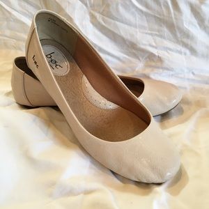 Børn pale pink lace pattern ballet flats